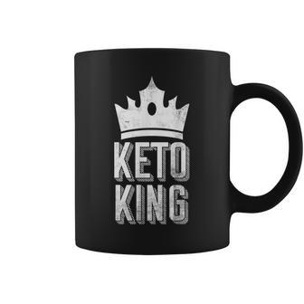 Keto King Ketogenic Diet Low Carb Ketosis Coffee Mug - Monsterry