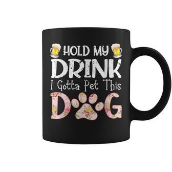 Ki Cute Drinking Beer Dog Paw Print Lover Costume Dog Mom Coffee Mug - Monsterry UK