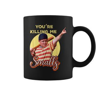 Your Killing Me Smalls Baseball Humor Quote Distressed Coffee Mug - Seseable