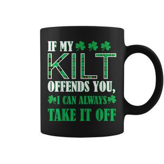 If My Kilt Offends You St Patrick's Day Coffee Mug - Monsterry DE