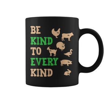 Be Kind To Every Kind Animal Friendly Coffee Mug - Monsterry AU
