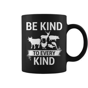 Be Kind To Every Kind Vegan Vegetarian Animal Lover Coffee Mug - Monsterry DE