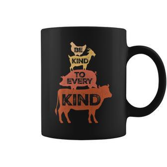 Be Kind To Every Kind Vegan Vegetarian Animal Lovers Coffee Mug - Monsterry DE