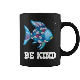 Be Kind Rainbow Fish Teacher Life Teaching Back To School Coffee Mug | Mazezy UK