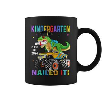 Kindergarten Graduation Class 2024 Graduate Dinosaur Boys Coffee Mug - Seseable