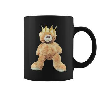 King Crown Teddy Bear Coffee Mug - Monsterry