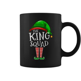 King Family Name Squad Group Matching Elf Christmas Coffee Mug - Seseable