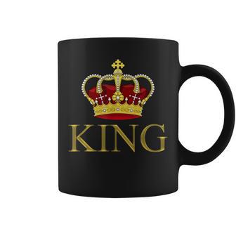 King Gold Crown Royalty Birthday Coffee Mug - Monsterry AU