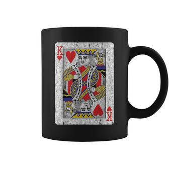 King Of Hearts Card Poker Bridge Player Costume Coffee Mug - Monsterry AU