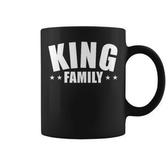 King Last Name Family Matching Party Coffee Mug - Monsterry AU