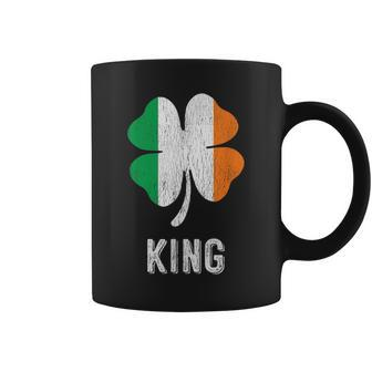 King Last Name Irish Pride Lucky St Patrick's Day Coffee Mug - Monsterry AU