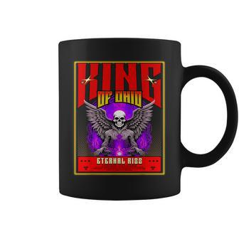 King Of Ohio Ironic Meme Brainrot Trendy Rizz Quote Coffee Mug - Monsterry UK