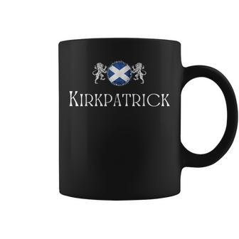 Kirkpatrick Clan Scottish Family Name Scotland Heraldry Coffee Mug - Seseable