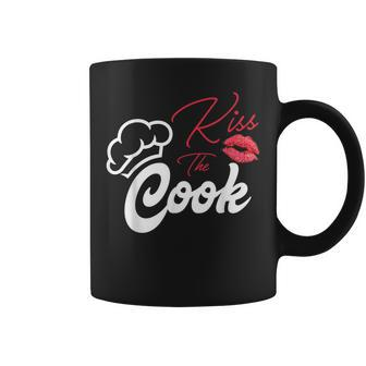 Kiss The Chef Baker Lovely Valentine Day For Chef Coffee Mug - Monsterry DE