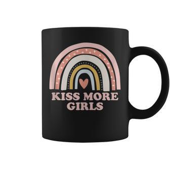 Kiss More Girls Lesbian Bisexual Lgbtq Pride Month 2021 Coffee Mug - Monsterry AU