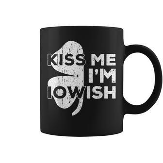 Kiss Me I'm Iowish Saint Patrick Day Coffee Mug - Monsterry