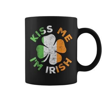 Kiss Me I'm Irish Saint Patrick Day Coffee Mug - Thegiftio