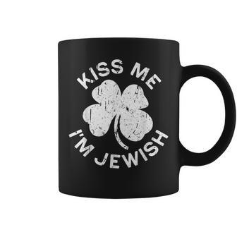 Kiss Me I'm Jewish Saint Patrick Day Coffee Mug - Monsterry DE