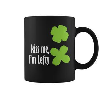Kiss Me I'm Lefty Left Handed Leftie Pride Coffee Mug - Monsterry UK
