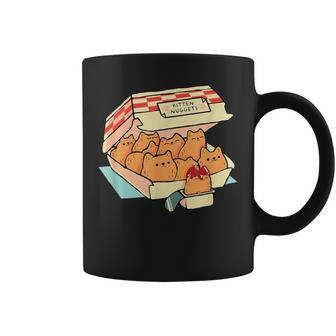 Kitten Nuggets Fast Food Cat And Chicken Nugget Lover Quote Coffee Mug - Monsterry AU