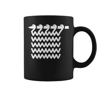 Knitting Pattern Coffee Mug - Monsterry