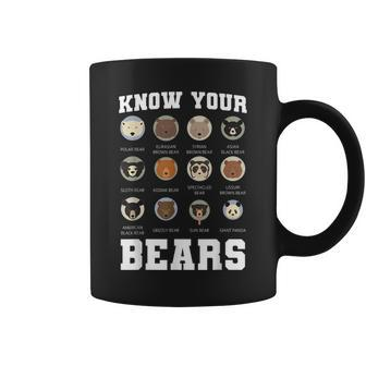 Know Your Bears Bear Lover Types Of Bear Coffee Mug - Thegiftio UK