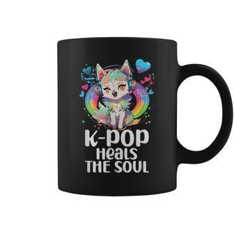 Kpop Items Bias Wolf Korean Pop Merch K-Pop Merchandise Coffee Mug - Thegiftio UK