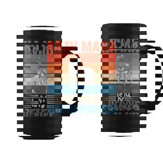 Krav Maga Es Mi Superpoder Krav Maga Taza de café - Regaloses