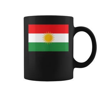 Kurdish Flag Kurdin Motif Rojava Pumpdistan Colours Tassen - Seseable