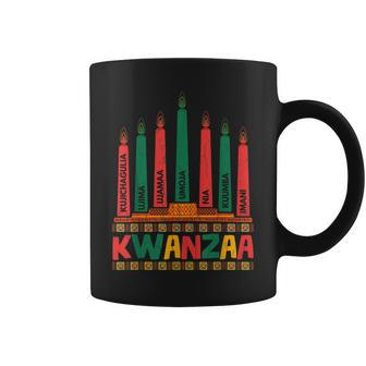Kwanzaa Kinara African American Celebration Graphic Coffee Mug - Seseable
