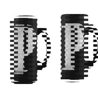 La Letra P Un Diseño Con La Letra P Taza de café - Regaloses