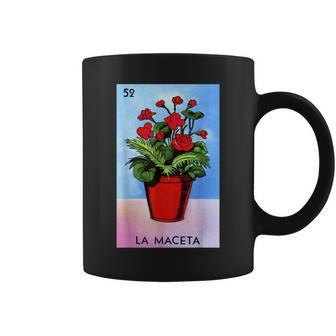La Maceta Card Mexican Lottery Card Coffee Mug - Monsterry DE