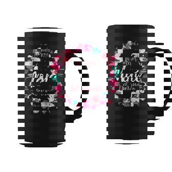 La Mejor Mama Del Mundo Diseño Floral En Español Taza de café - Regaloses
