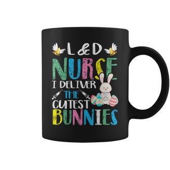 Labor And Delivery Nurse Cutest Bunnies Easter Egg Coffee Mug - Monsterry CA