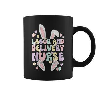 Labor And Delivery Nurse Easter Bunny L&D Nurse Easter Day Coffee Mug - Monsterry UK