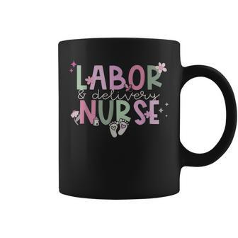Labor And Delivery Nurse L&D Nurse T Baby Nurse S Retro Coffee Mug - Seseable