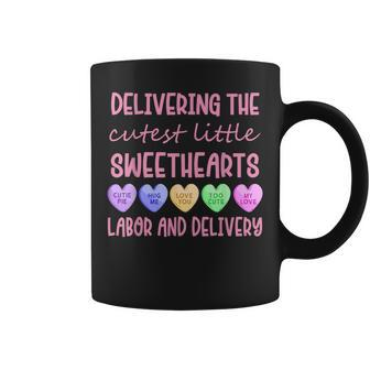 Labor And Delivery Nurse Valentine's Day L&D Nurse Coffee Mug - Monsterry AU
