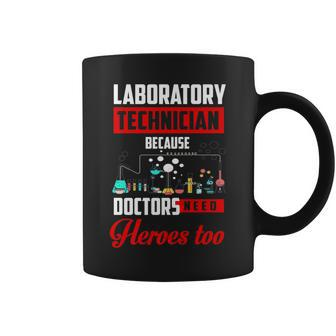Laboratory Technician Joke Saying Lab Tech Coffee Mug - Monsterry DE