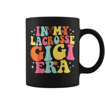 In My Lacrosse Gigi Era Retro Game Day Groovy Coffee Mug | Mazezy
