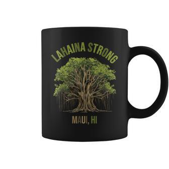 Lahaina Strong Maui Hawaii Old Banyan Tree Saved Majestic Coffee Mug | Mazezy