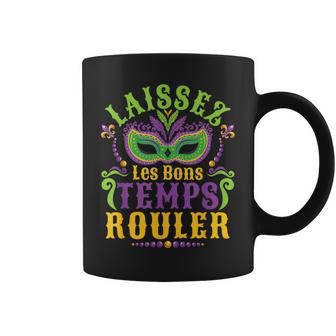 Laissez Les Bons Temps Rouler Mardi Gras Good Times Coffee Mug - Monsterry