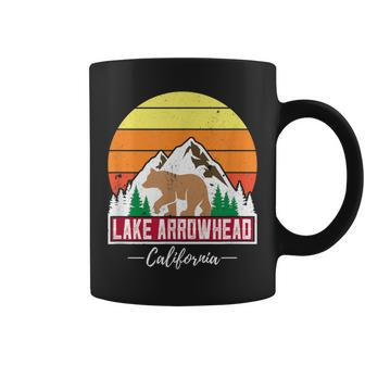 Lake Arrowhead California Vacation Retro Family Camping Coffee Mug - Monsterry CA