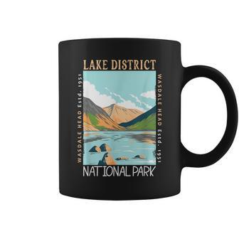 Lake District National Park England Distressed Vintage Coffee Mug - Monsterry