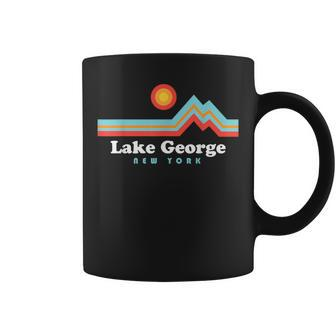 Lake George New York Sunset Mountains Coffee Mug - Monsterry UK