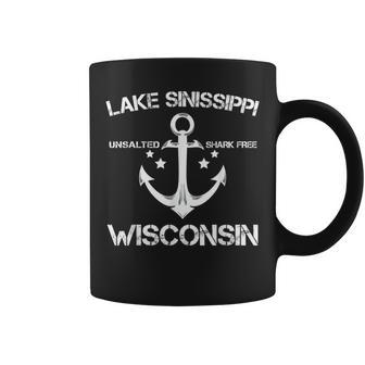 Lake Sinissippi Wisconsin Fishing Camping Summer Coffee Mug - Monsterry