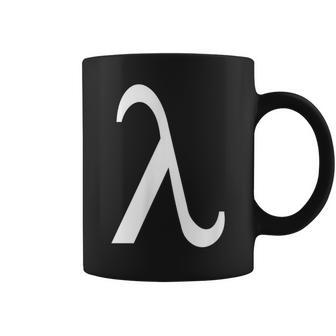 Lambda Greek Letter Says Lambda Greek Sign Symbol Function Coffee Mug - Monsterry