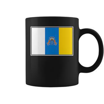 Las Islas Canarias Bandera Canarias Taza de café - Regaloses