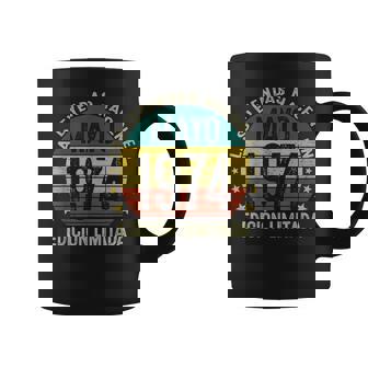 Las Leyendas Nacen En Mayo 1974 50 Años Fabricado En 1974 Taza de café - Regaloses