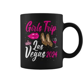 Las Vegas Girls Trip 2024 Leopard Bachelor Birthday Party Coffee Mug - Seseable