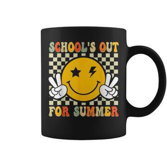 Last Day Of School Retro Schools Out For Summer Teachers Coffee Mug - Seseable